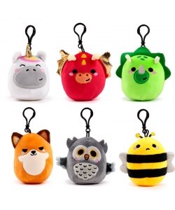 Keyring Puckator Squidglys Adoramals Plush Key288