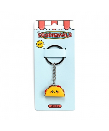 Keyring Puckator Foodiemals Frida The Taco 3D Pvc Key298
