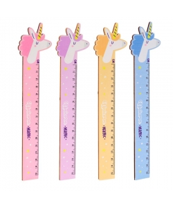 Ruler Puckator 15Cm Puckator Shaped Top Wooden Sta332