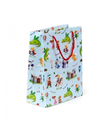 Gift Bag Puckator Large Knights And Dragons Gbag121A