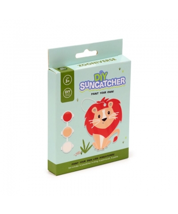 Paint Your Own Puckator Diy Suncatcher Zooniverse Lion Diy01