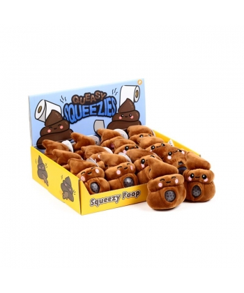 Plush Squeezy Toy Puckator Queasy Squeezies Poop Ty1078