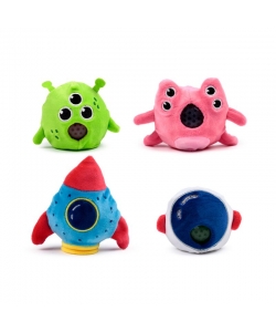 Plush Squeezy Toy Puckator Queasy Squeezies Space Cadets Ty1008