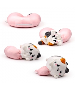 Plush Travel Cushion Puckator Swapseazzz Adoramals Cat 2In1 Cush378