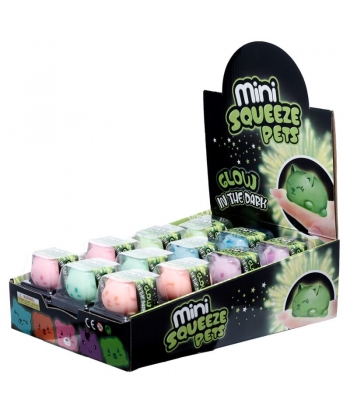 Toy Puckator Squeezy Stretchy Glow In The Dark Animal Ty811