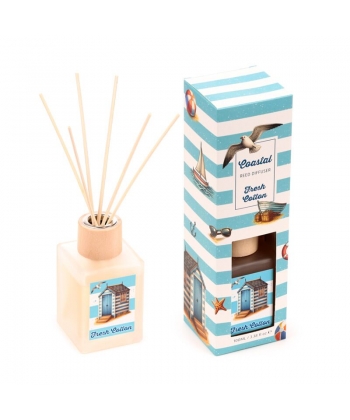 Reed Difuser Puckator Coastal Fresh Cotton 100 Ml Diff14