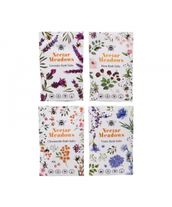 Bath Salt Sachets Puckator Nectar Meadows 4/Pack Bath79
