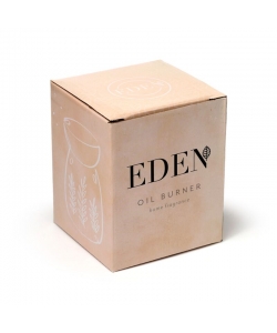 Melt Burner Puckator Eden Stone Effect Embossed Fern Ceramic Oil And Wax Ob408