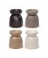 Melt Burner Eden Stone Effect Embossed Fern Ceramic Oil And Wax Ob408