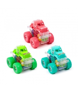 Action Toy Puckator Stunt Tractor With Gears Friction Push/Pull Ty993