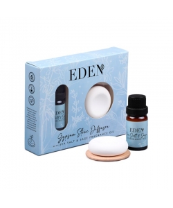 Diffuser And Fragrance Oil Set Puckator Eden Sea Salt And Sage Gypsum Stone Diff18