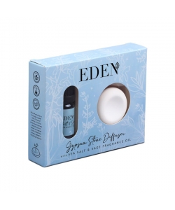 Diffuser And Fragrance Oil Set Puckator Eden Sea Salt And Sage Gypsum Stone Diff18