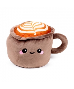 Plush Puckator Door Stop Foodiemals Cappuccino Dst168