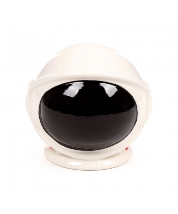 Money Bank Puckator Space Cadet Astonaut Helmet Ceramic White Mb268