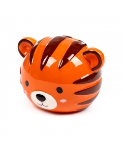 Money Bank Puckator Adoramals Alfie The Tiger Ceramic White Mb269
