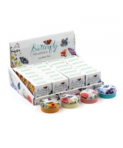 Lip Balm Puckator Butterfly Meadows Tin Box Lip154