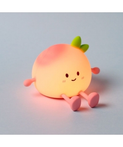 Lamp And Phone Stand Puckator Foodiemals Peach Led Night Light Sleep Lamp10