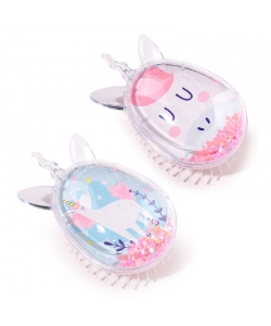 Hair Brush Puckator Unicorn Magic Shaped Glitter Bru33