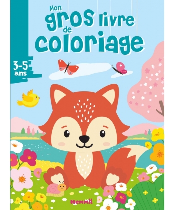 Mon Gros Livre De Coloriage (Renard Printemps)