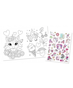 Mon Livre De Coloriage Tattoos (Licornes) - 32 Pages Coloriages ! + Tattoos Offerts