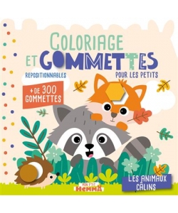 Mon P Tit Hemma Coloriage Et Gommettes Pour Les Petits - Les Animaux Calins