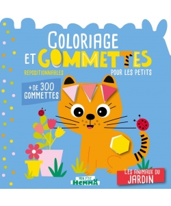 Mon P Tit Hemma Coloriage Et Gommettes Pour Les Petits - Les Animaux Du Jardin