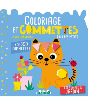 Mon P Tit Hemma Coloriage Et Gommettes Pour Les Petits - Les Animaux Du Jardin