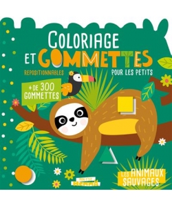 Mon P Tit Hemma Coloriage Et Gommettes Pour Les Petits - Les Animaux Sauvages
