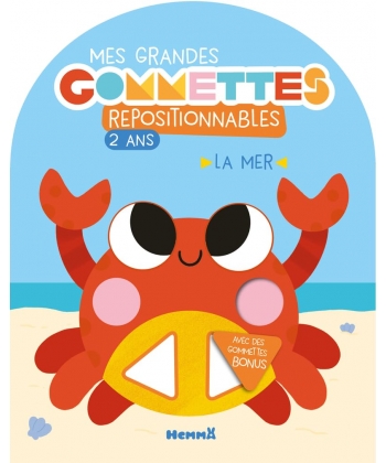 Mes Grandes Gommettes Repositionnables - 2 Ans - La Mer