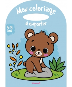 Mon Coloriage A Emporter 3/5Ans - Ourson