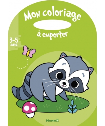 Mon Coloriage A Emporter (3-5 Ans) (Raton-Laveur)