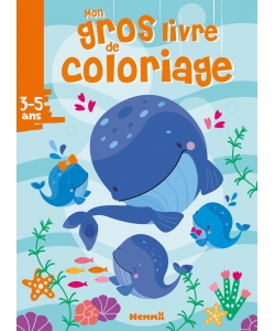 Mon Gros Livre De Coloriage (Baleines)
