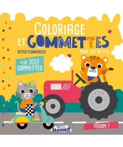 Mon P Tit Hemma Coloriage Et Gommettes Pour Les Petits - Vroum !