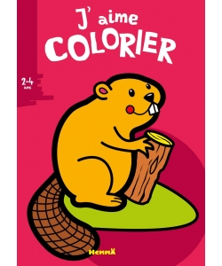 J Aime Colorier (2-4 Ans) - Castor