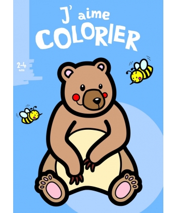 J Aime Colorier 2/4Ans Ours Brun