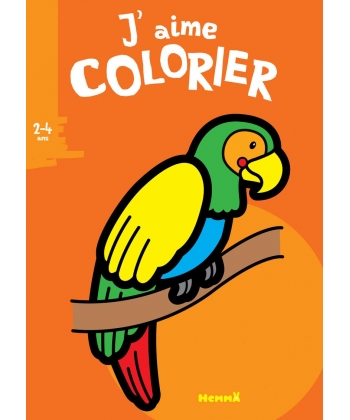 J Aime Colorier 2/4Ans Perroquet