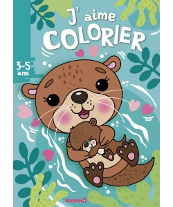 J Aime Colorier 3/5Ans Loutres