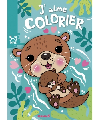 J Aime Colorier 3/5Ans Loutres