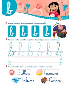 Lilo Stitch Mon Cahier Effacable - J Ecris Les Minuscules