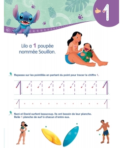 Lilo Stitch Mon Cahier Effacable - J Ecris Les Nombres