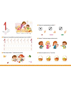 Mon Cahier Effacable Montessori - Je Trace Les Chiffres Et Je Calcule