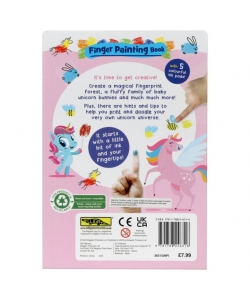 Alligator Books Finger Painting Book - Unicorn 3631Unfi
