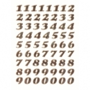 Label Herma Numbers 8Mm Gold 4193
