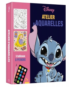Disney Coffret Atelier D Aquarelle Avec 5 Tableaux A Peindre