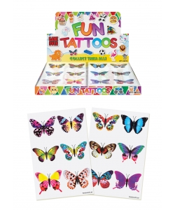 Henbrandt Tattoos Mini 4Cm Butterfly Assorted N51410A