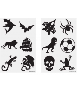 Henbrandt Tattoos Mini 4Cm Boys Assorted N51552