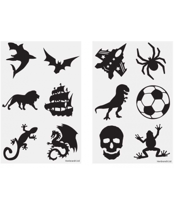Henbrandt Tattoos Mini 4Cm Boys Assorted N51552