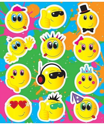 Henbrandt Fun Stickers Smiley Face N51065