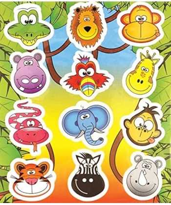 Henbrandt Fun Stickers Jungle N51060