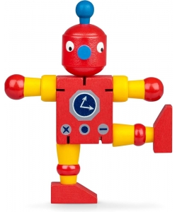 Scrunchems Wooden Flexi Robot Assorted 16180Fsc